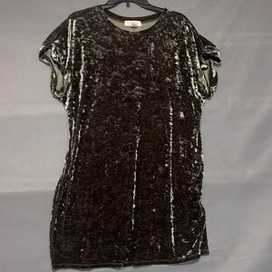 Forever 21 Plus Green Velvet T Shirt Dress plus size 0X